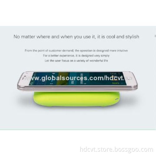 Wireless Charging Transmitter for Desktop, Support USB, 5V DC, 1A VoltageNew